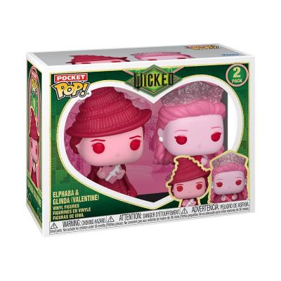 Wicked Pack de 2 Figuras Pocket POP! Vinyl Valentines 4 cm