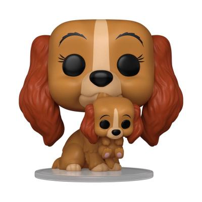 La dama y el vagabundo Figura POP! Disney Vinyl Lady w/puppy 9 cm