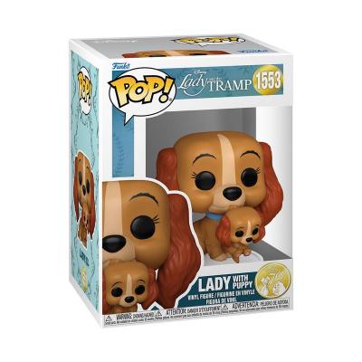 La dama y el vagabundo Figura POP! Disney Vinyl Lady w/puppy 9 cm