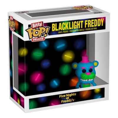 Five Nights at Freddy's Display de 12 Pack de 4 Figuras Bitty POP! Deluxe Vinyl Freddy w/Stage 2,5 cm