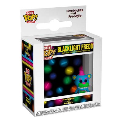 Five Nights at Freddy's Display de 12 Pack de 4 Figuras Bitty POP! Deluxe Vinyl Freddy w/Stage 2,5 cm