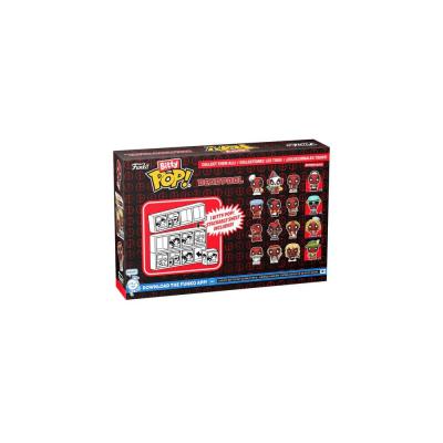 Deadpool Pack de 4 Figuras Bitty POP! Vinyl Bathtime 2,5 cm