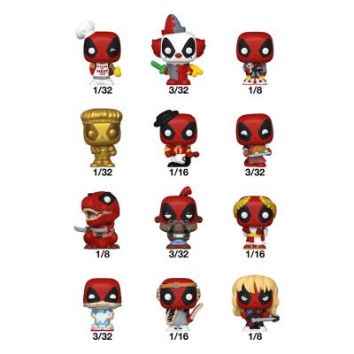 Deadpool Display de 32 Figuras Bitty POP! Vinyl PDQ 2,5 cm