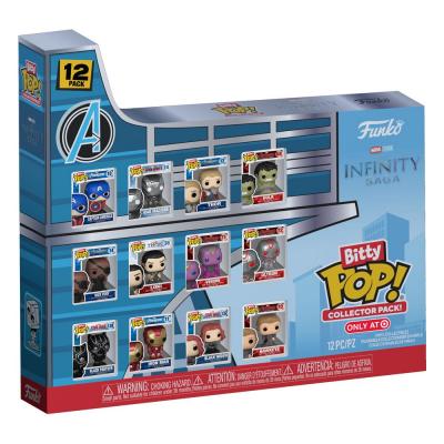 Marvel Pack de 12 Figuras Bitty POP! Vinyl Infinity Saga 2,5 cm