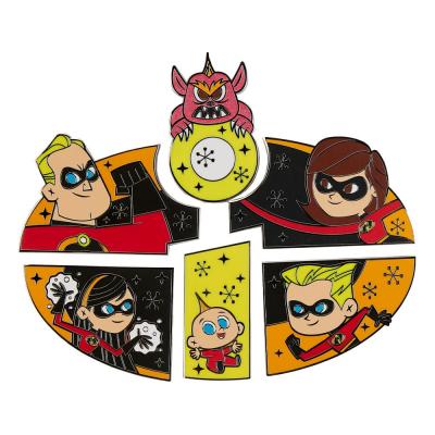 Disney Pixar Loungefly POP! Pin Chapas esmaltadas Incredibles 3 cm Surtido (12)