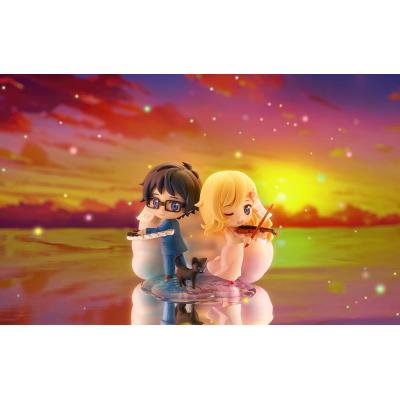 Your Lie in April Pack de 2 Minifiguras Qset Kaori Miyazono & Kosei Arima 9 cm