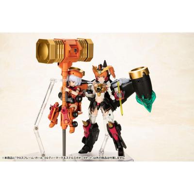 The King of Braves GaoGaiGar Plastic Model Kit Cross Frame Girl Goldymark & Stealth Gao II Set 12 cm