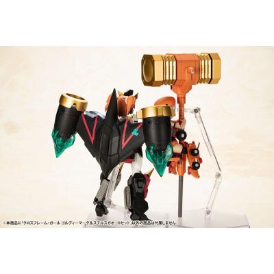 The King of Braves GaoGaiGar Plastic Model Kit Cross Frame Girl Goldymark & Stealth Gao II Set 12 cm