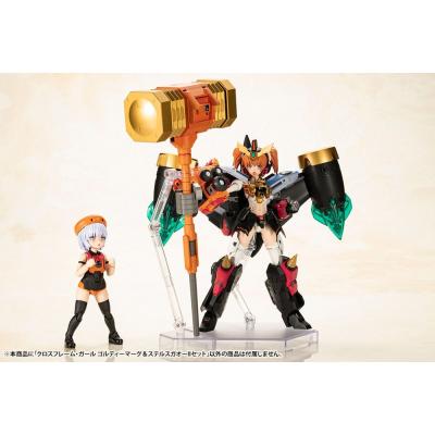 The King of Braves GaoGaiGar Plastic Model Kit Cross Frame Girl Goldymark & Stealth Gao II Set 12 cm