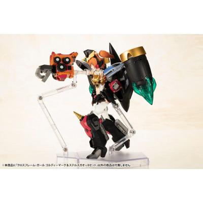 The King of Braves GaoGaiGar Plastic Model Kit Cross Frame Girl Goldymark & Stealth Gao II Set 12 cm