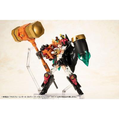 The King of Braves GaoGaiGar Plastic Model Kit Cross Frame Girl Goldymark & Stealth Gao II Set 12 cm