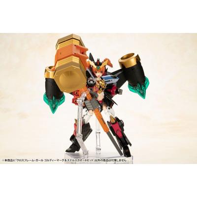 The King of Braves GaoGaiGar Plastic Model Kit Cross Frame Girl Goldymark & Stealth Gao II Set 12 cm