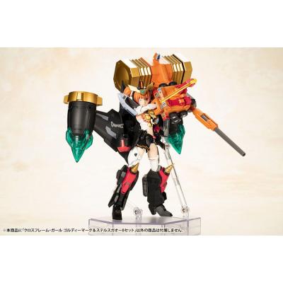 The King of Braves GaoGaiGar Plastic Model Kit Cross Frame Girl Goldymark & Stealth Gao II Set 12 cm