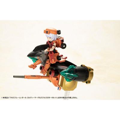 The King of Braves GaoGaiGar Plastic Model Kit Cross Frame Girl Goldymark & Stealth Gao II Set 12 cm