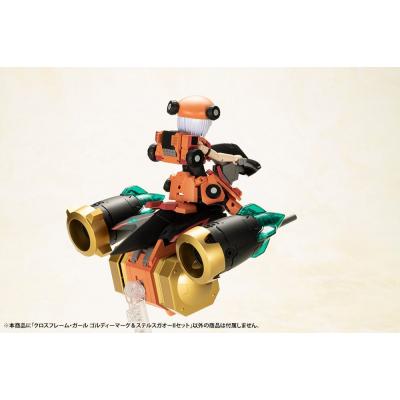 The King of Braves GaoGaiGar Plastic Model Kit Cross Frame Girl Goldymark & Stealth Gao II Set 12 cm