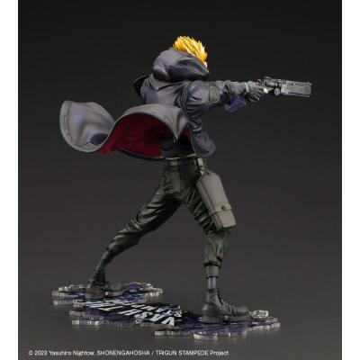 Trigun Stampede Estatua ARTFXJ PVC 1/8 Vash the Stampede The Gunman in Black Ver. 22 cm