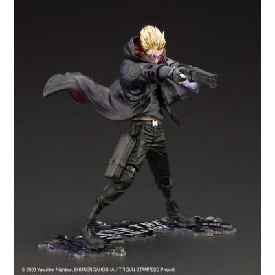 Trigun Stampede Estatua ARTFXJ PVC 1/8 Vash the Stampede The Gunman in Black Ver. 22 cm