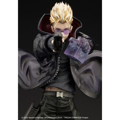 Trigun Stampede Estatua ARTFXJ PVC 1/8 Vash the Stampede The Gunman in Black Ver. 22 cm