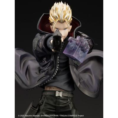 Trigun Stampede Estatua ARTFXJ PVC 1/8 Vash the Stampede The Gunman in Black Ver. 22 cm