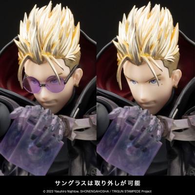 Trigun Stampede Estatua ARTFXJ PVC 1/8 Vash the Stampede The Gunman in Black Ver. 22 cm