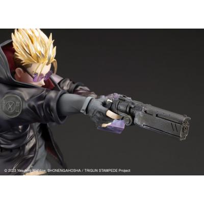 Trigun Stampede Estatua ARTFXJ PVC 1/8 Vash the Stampede The Gunman in Black Ver. 22 cm