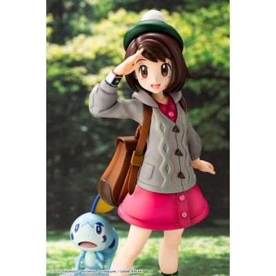 Pokémon Estatua ARTFXJ PVC 1/8 Gloria & Sobble 21 cm