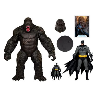 DC Justice League Monsterverse DC Multiverse Pack de 2 Figuras Batman & Kong 29 cm