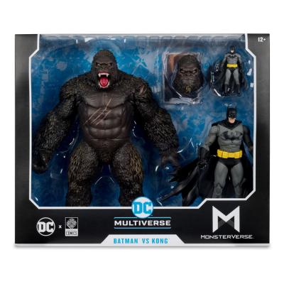 DC Justice League Monsterverse DC Multiverse Pack de 2 Figuras Batman & Kong 29 cm
