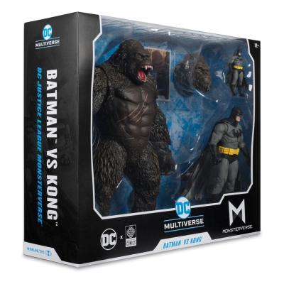 DC Justice League Monsterverse DC Multiverse Pack de 2 Figuras Batman & Kong 29 cm