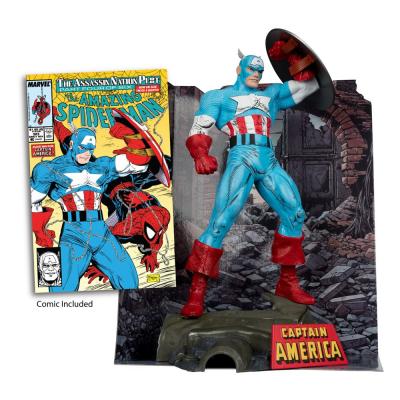 Marvel PVC Estatua PVC 1/6 Captain America (The Amazing Spider-Man #323) 28 cm