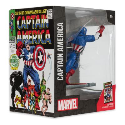 Marvel Collection Estatua PVC 1/10 Captain America (Captain America #100) 12 cm