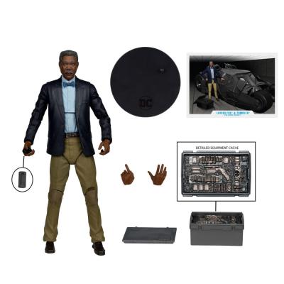 DC Multiverse Vehículo Tumbler with Lucuis Fox (The Dark Knight) (Gold Label)