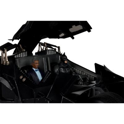 DC Multiverse Vehículo Tumbler with Lucuis Fox (The Dark Knight) (Gold Label)