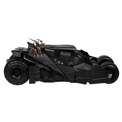 DC Multiverse Vehículo Tumbler with Lucuis Fox (The Dark Knight) (Gold Label)