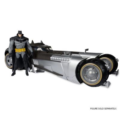DC Multiverse Vehículo White Knight Batmobile (Gold Label) 18 cm