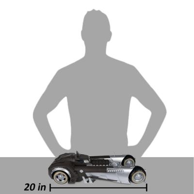 DC Multiverse Vehículo White Knight Batmobile (Gold Label) 18 cm