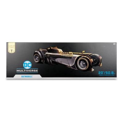 DC Multiverse Vehículo White Knight Batmobile (Gold Label) 18 cm