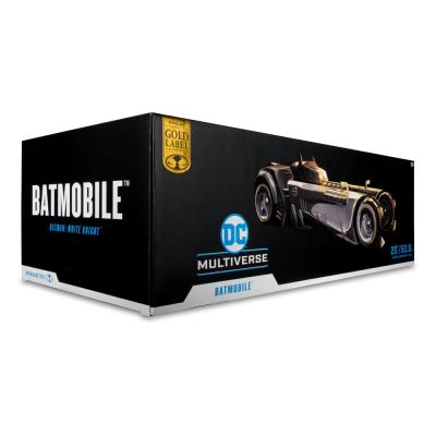 DC Multiverse Vehículo White Knight Batmobile (Gold Label) 18 cm