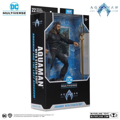 Aquaman y el Reino Perdido Figura DC Multiverse Aquaman with Stealth Suit 18 cm