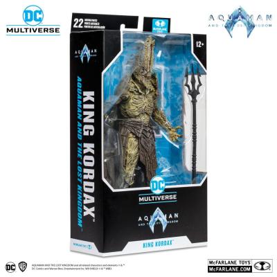 Aquaman y el Reino Perdido Figura DC Multiverse King Kordax 18 cm