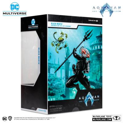 Aquaman y el Reino Perdido Figura Megafig DC Multiverse Black Manta 30 cm