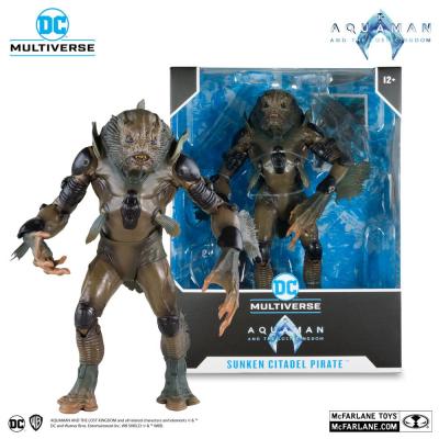 Aquaman y el Reino Perdido Figura Megafig DC Multiverse Sunken Citadel Pirate 30 cm