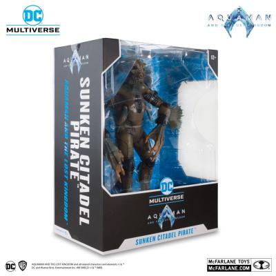 Aquaman y el Reino Perdido Figura Megafig DC Multiverse Sunken Citadel Pirate 30 cm