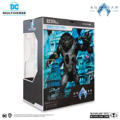 Aquaman y el Reino Perdido Figura Megafig DC Multiverse Sunken Citadel Pirate 30 cm