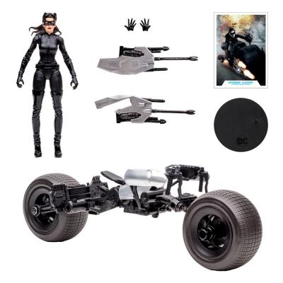 DC Multiverse Vehículo Batpod with Catwoman (The Dark Knight Rises)