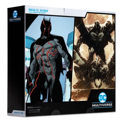 DC Collector Figuras Paquete de 6 Omega (Unmasked) & Batman (Bloody)(Gold Label) 18 cm
