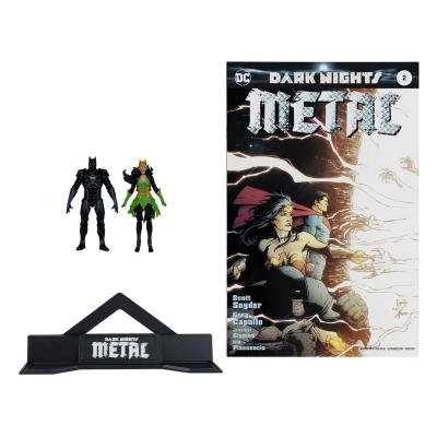 DC Direct Page Punchers Pack de 2 Figuras Batman of Earth-44 & Batman of Earth-11 (Dark Nights: Metal) 8 cm