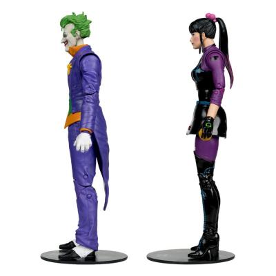 DC Multiverse Figuras Paquete de 2 The Joker & Punchline 18 cm