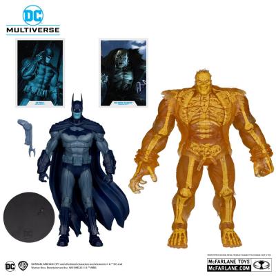 Arham City Pack de 2 Figuras DC Multiverse Batman & Solomon Grundy (Gold Label) 18 cm