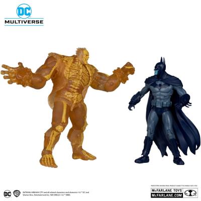 Arham City Pack de 2 Figuras DC Multiverse Batman & Solomon Grundy (Gold Label) 18 cm